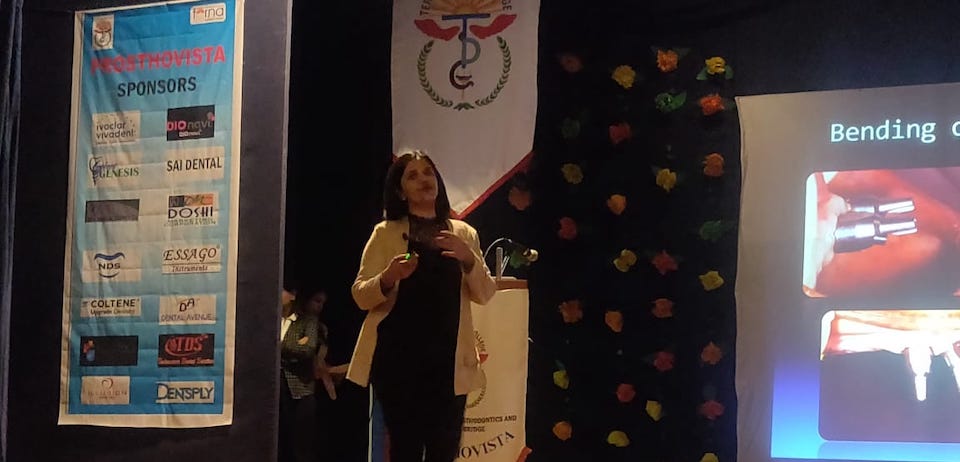 Dr. Anita Gala Doshi at Prosthovista in Jan 2019 Dr. Anita Gala Doshi at Prosthovista in Jan 2019