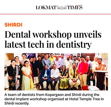 Denta Health - Dr. Anita Gala Doshi - Dental Implant workshop in Shirdi